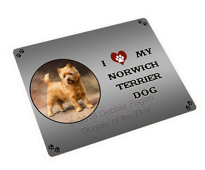 I Love My Norwich Terrier Dog Magnet Mini (3.5" x 2")