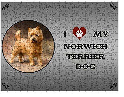 I Love My Norwich Terrier Dog Puzzle