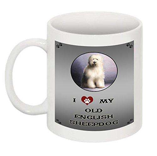 I Love My Old English Sheep Dog Mug