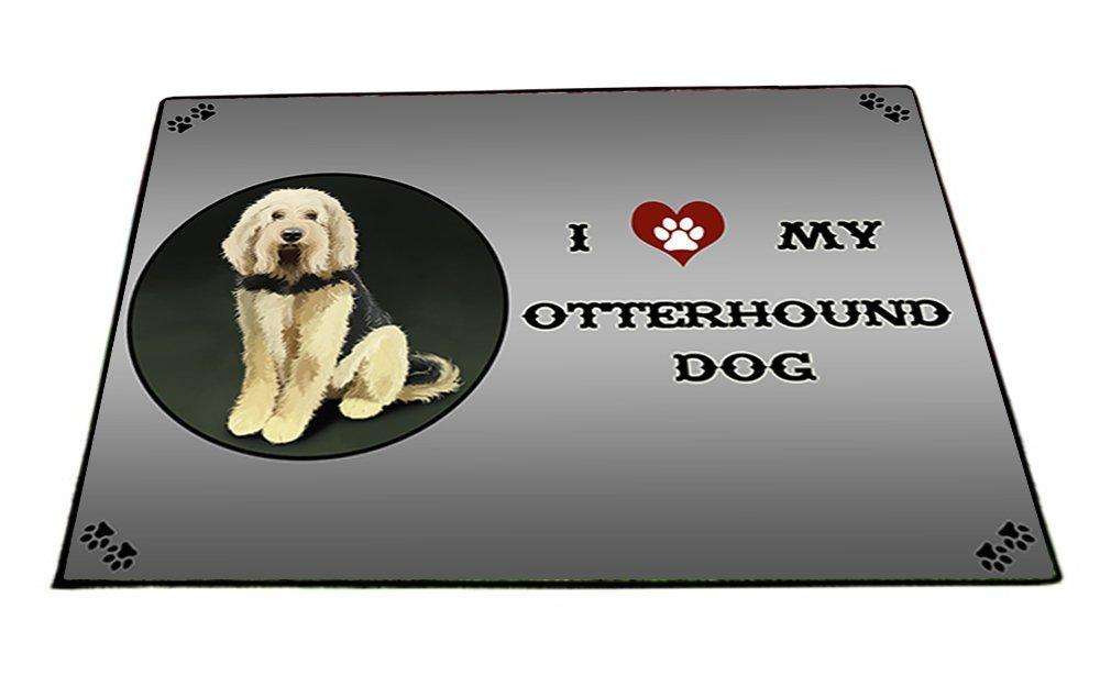 I Love My Otterhound Dog Indoor/Outdoor Floormat