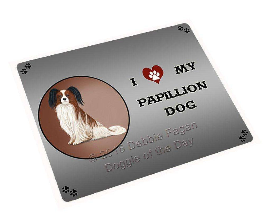 I Love My Papillion Dog Magnet Mini (3.5" x 2")