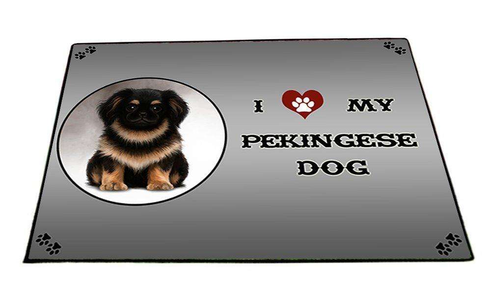 I Love My Pekingese Dog Indoor/Outdoor Floormat