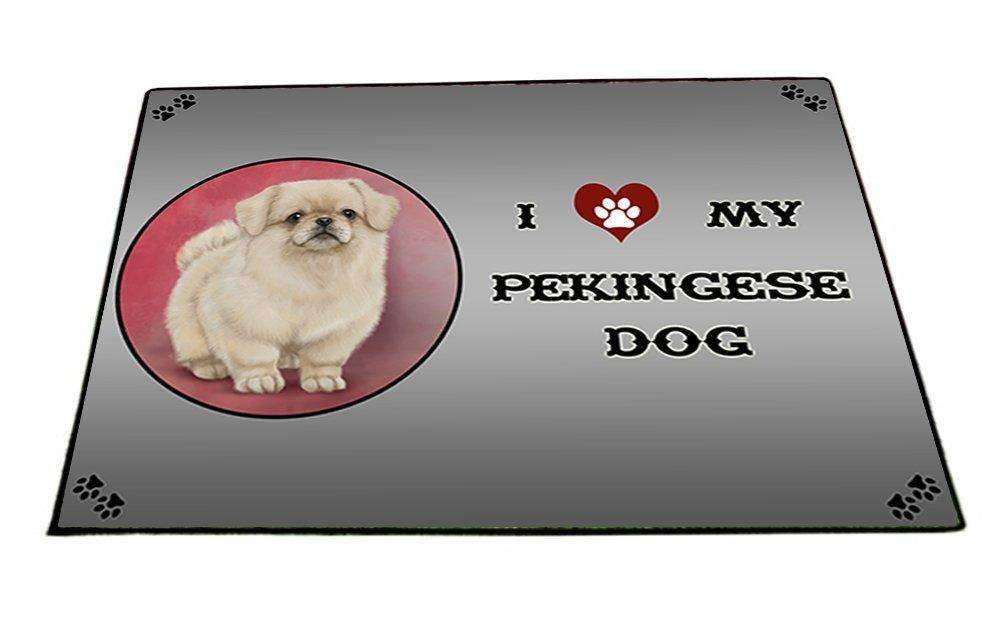 I Love My Pekingese Dog Indoor/Outdoor Floormat