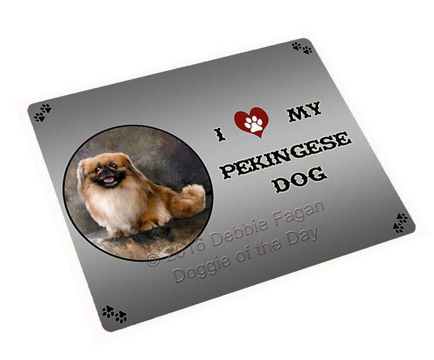 I Love My Pekingese Dog Large Refrigerator / Dishwasher Magnet