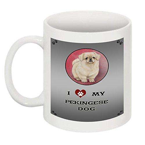I Love My Pekingese Dog Mug