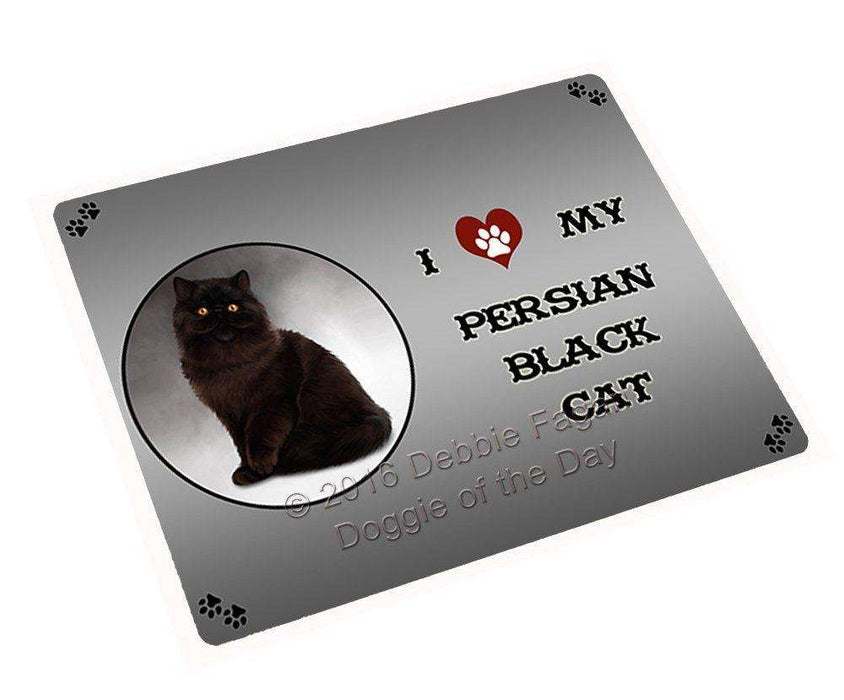 I Love My Persian Black Large Refrigerator / Dishwasher Magnet