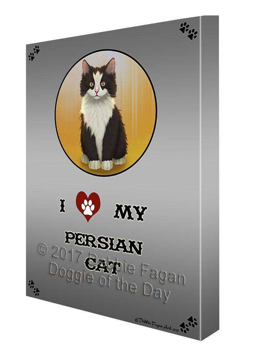 I Love My Persian Cat Canvas Wall Art D208