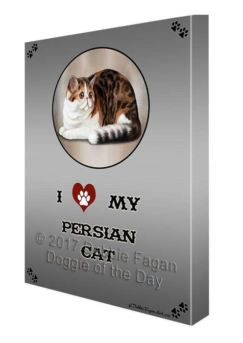 I Love My Persian Cat Canvas Wall Art D210