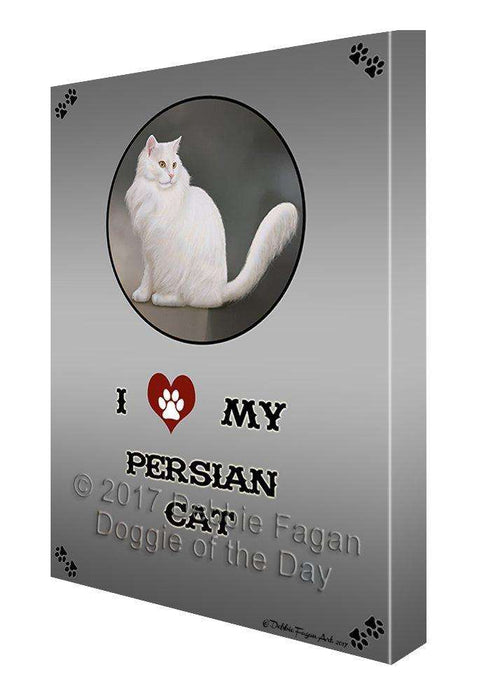 I Love My Persian Cat Canvas Wall Art D213