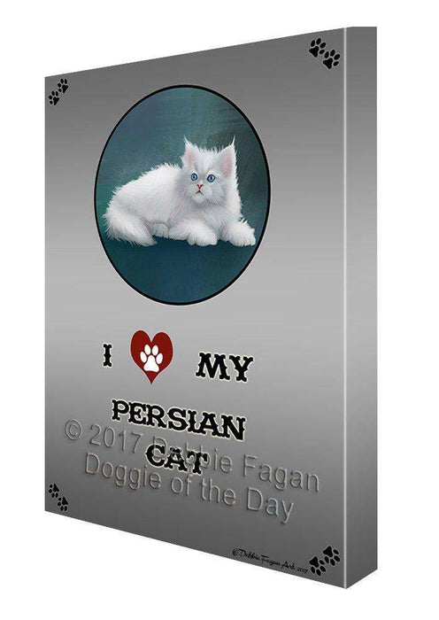 I Love My Persian Cat Canvas Wall Art D218