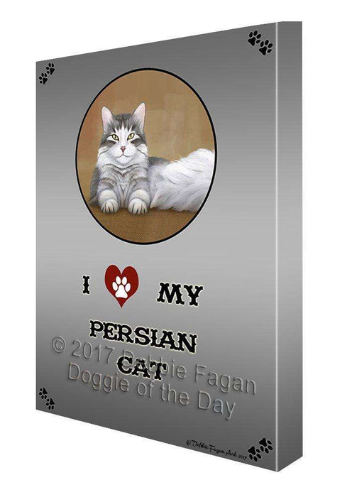 I Love My Persian Cat Canvas Wall Art D219