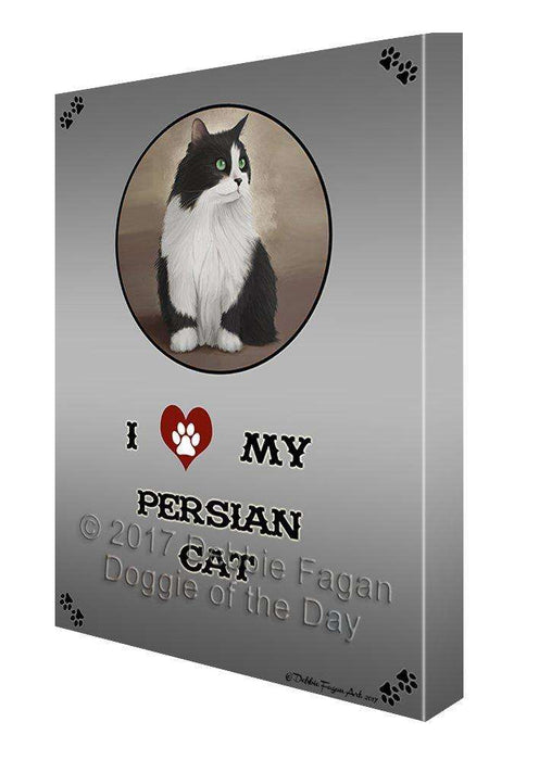 I Love My Persian Cat Canvas Wall Art D221