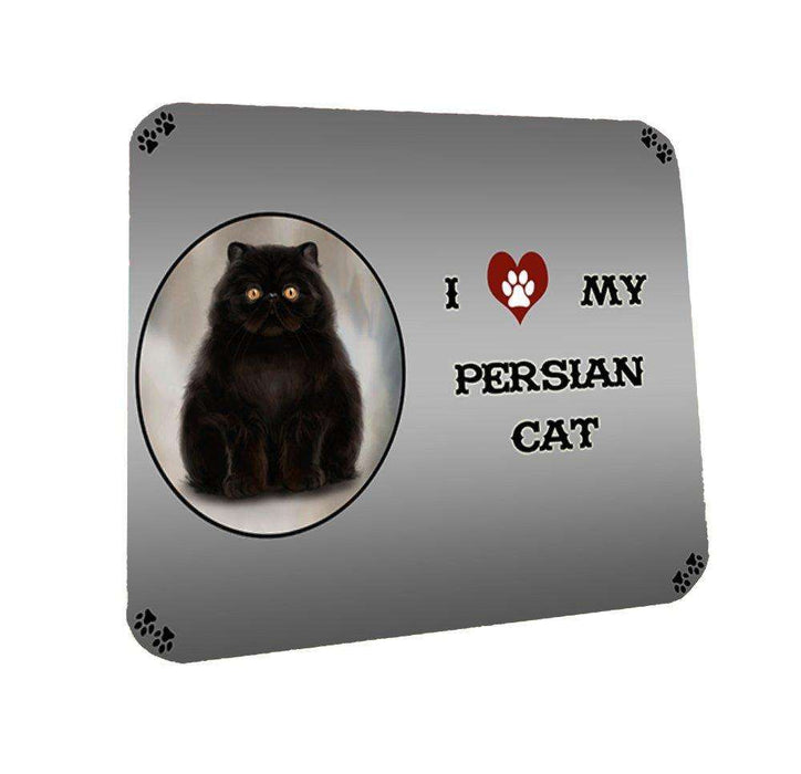 I Love My Persian Cat Coasters Set of 4