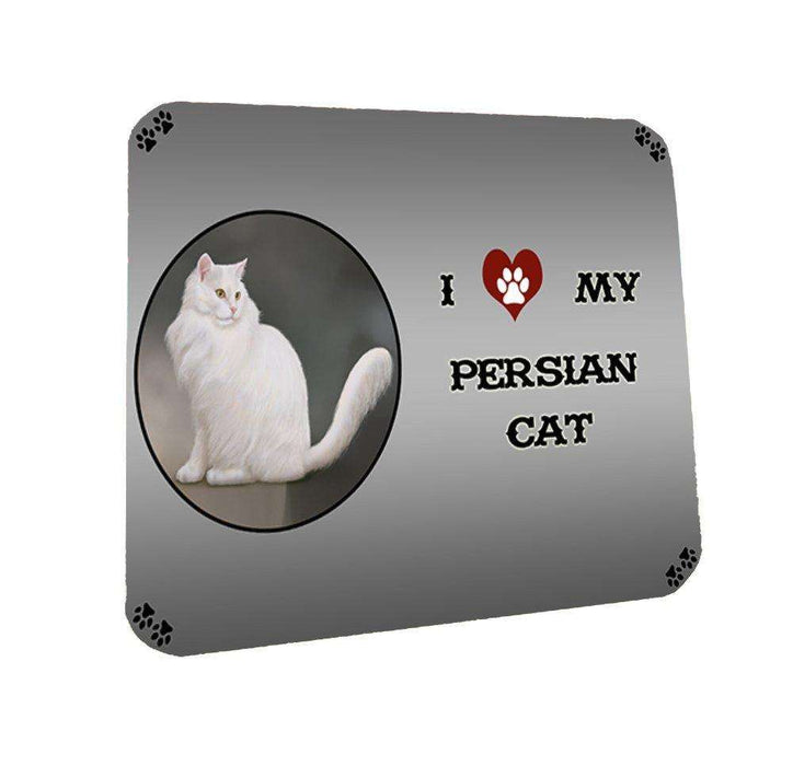 I Love My Persian Cat Coasters Set of 4