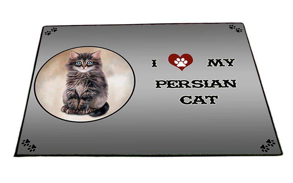 I Love My Persian Cat Indoor/Outdoor Floormat