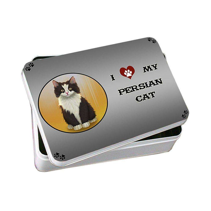 I Love My Persian Cat Photo Storage Tin