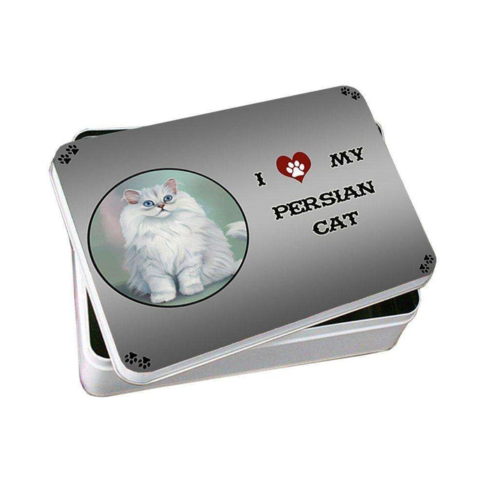I Love My Persian Cat Photo Storage Tin