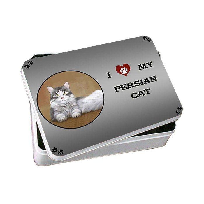 I Love My Persian Cat Photo Storage Tin