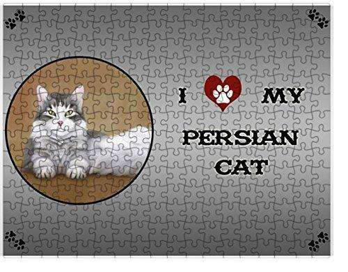 I Love My Persian Cat Puzzle with Photo Tin