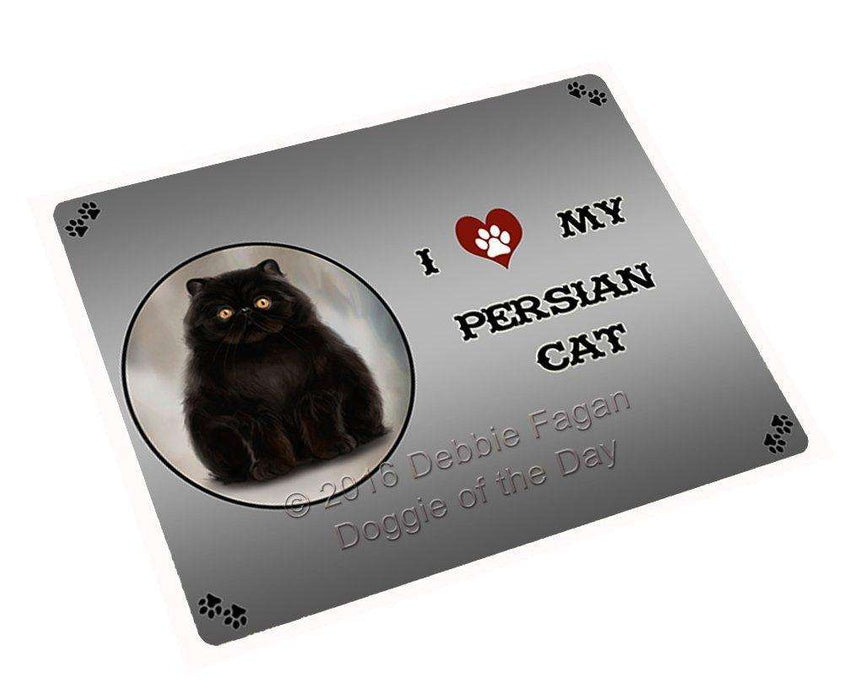 I Love My Persian Cat Tempered Cutting Board (Small)