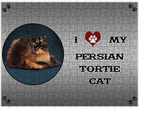I Love My Persian Tortie Cat Puzzle
