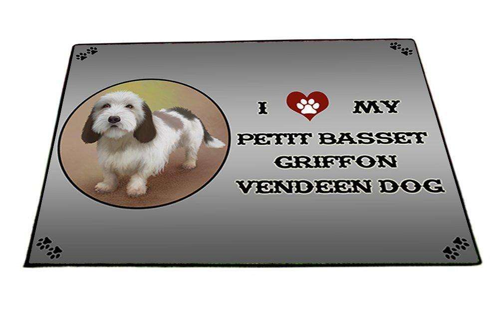 I Love My Petit Basset Griffon Vendeen Dog Indoor/Outdoor Floormat