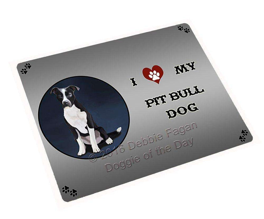 I Love My Pit Bull Dog Large Refrigerator / Dishwasher Magnet