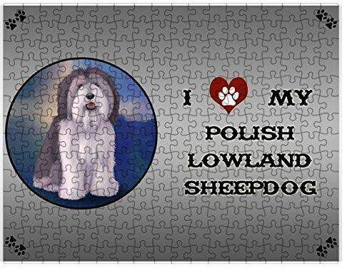 I Love My Polish Lowland Sheep Dog Puzzle