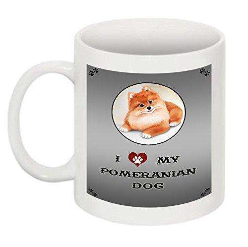 I Love My Pomeranian Dog Mug
