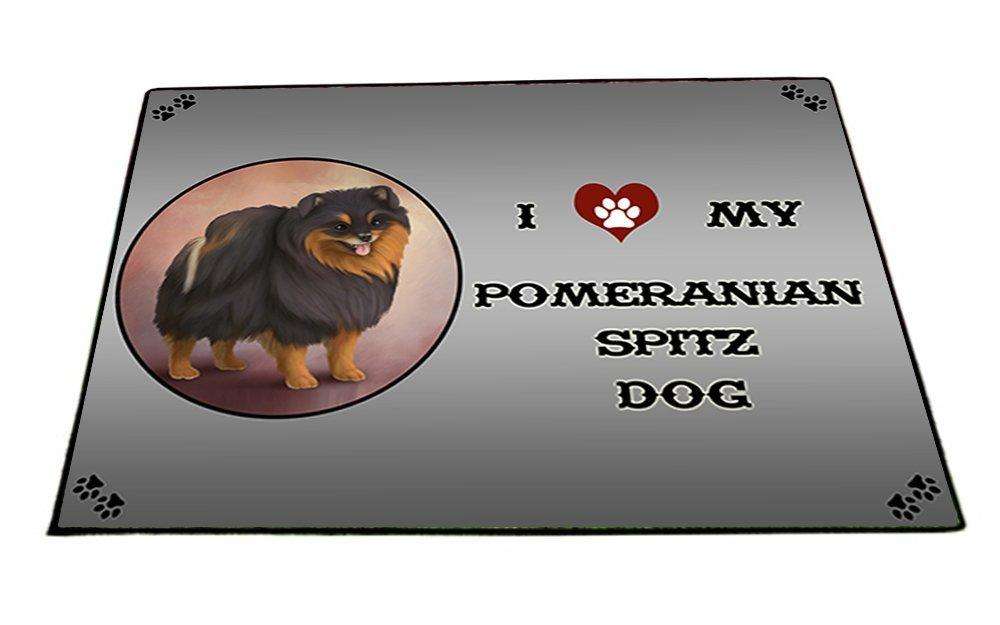 I Love My Pomeranian Spitz Dog Indoor/Outdoor Floormat