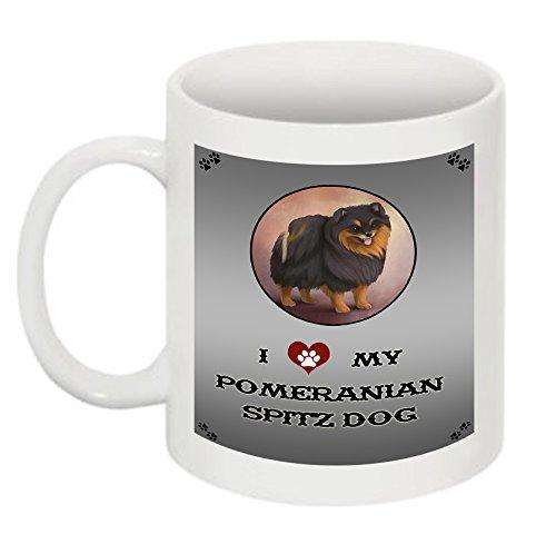 I Love My Pomeranian Spitz Dog Mug