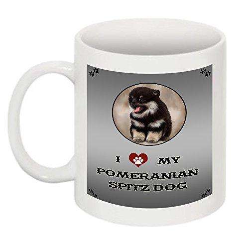 I Love My Pomeranian Spitz Dog Mug