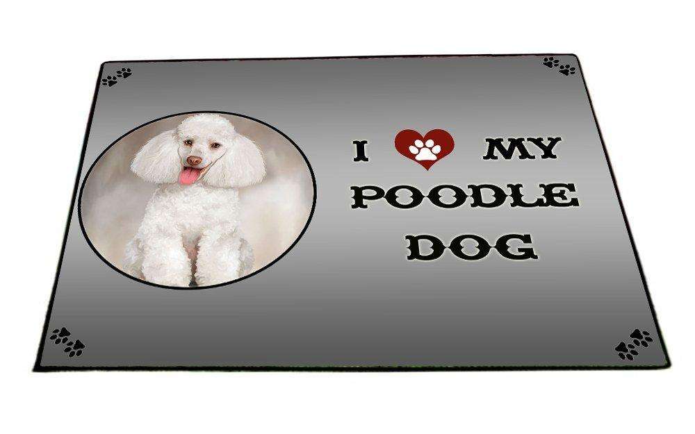 I love My Poodle Dog Indoor/Outdoor Floormat