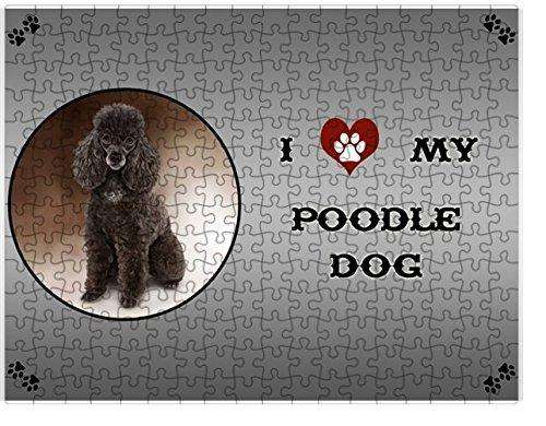 I Love My Poodle Dog Puzzle