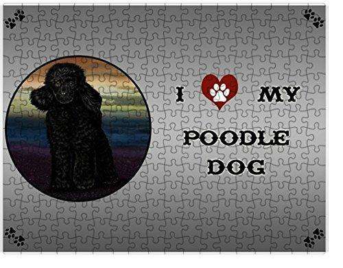 I Love My Poodle Dog Puzzle