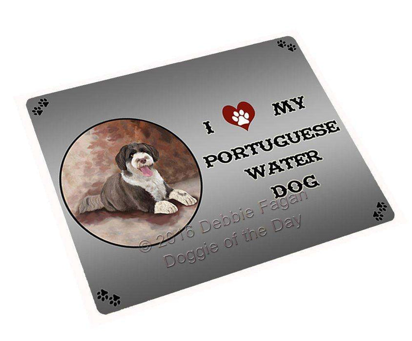 I Love My Portuguese Water Dog Large Refrigerator / Dishwasher Magnet