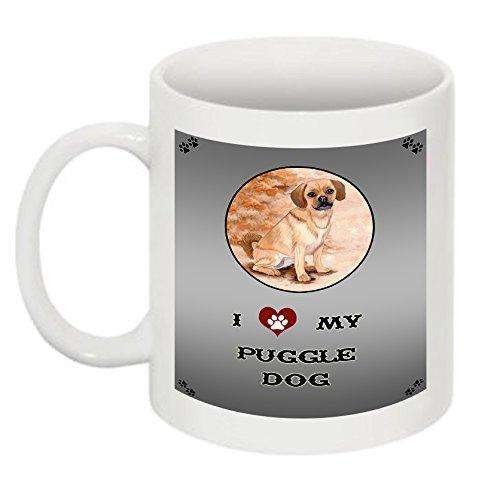 I Love My Puggle Dog Mug