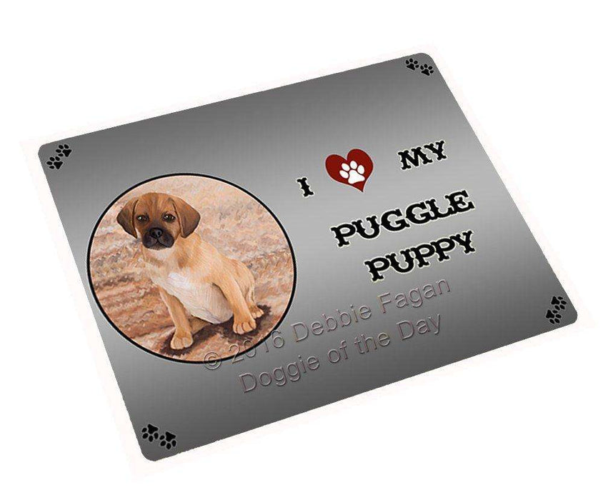 I Love My Puggle Puppy Dog Magnet Mini (3.5" x 2")