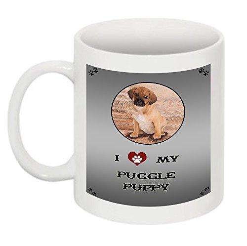 I Love My Puggle Puppy Dog Mug