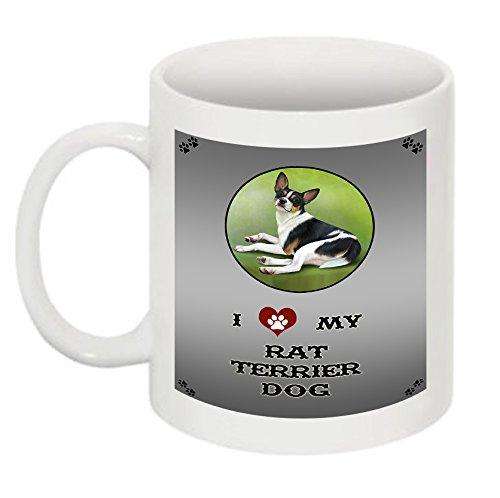 I Love My Rat Terrier Dog Mug