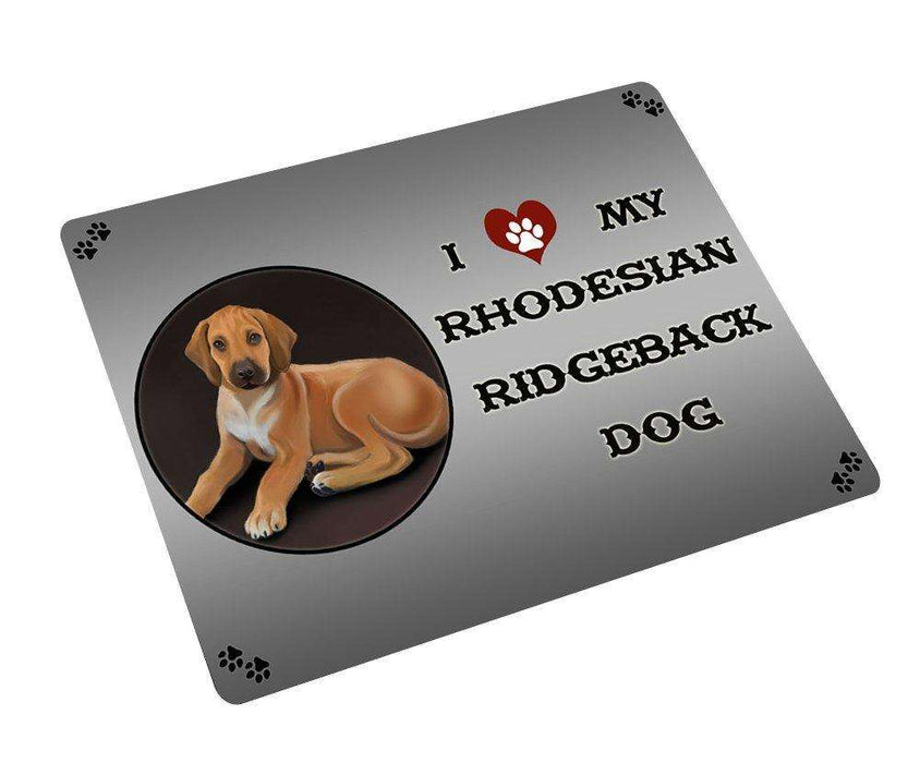 I love My Rhodesian Ridgeback Puppy Dog Large Refrigerator / Dishwasher Magnet D321