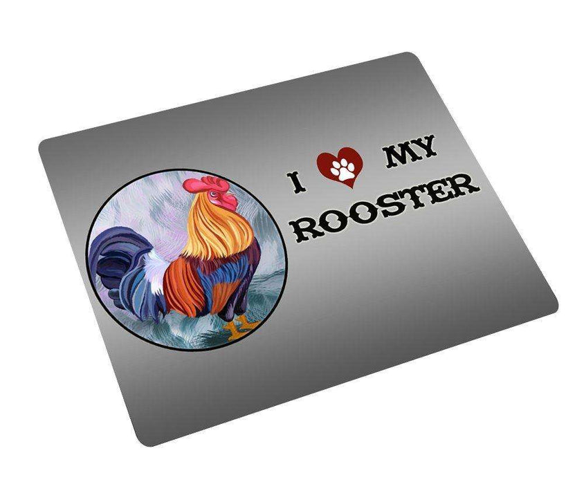 I love My Rooster Art Portrait Print Woven Throw Sherpa Plush Fleece Blanket D190