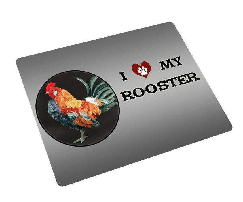 I love My Rooster Art Portrait Print Woven Throw Sherpa Plush Fleece Blanket D324