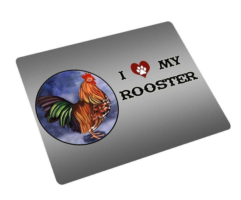 I love My Rooster Art Portrait Print Woven Throw Sherpa Plush Fleece Blanket D325