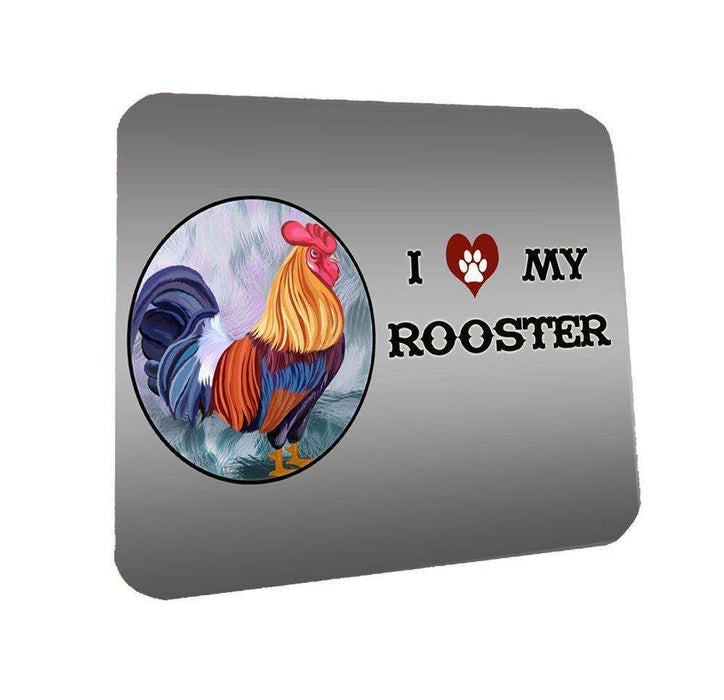 I love My Rooster Coasters Set of 4