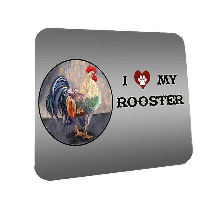 I love My Rooster Coasters Set of 4