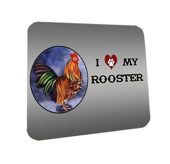 I love My Rooster Coasters Set of 4