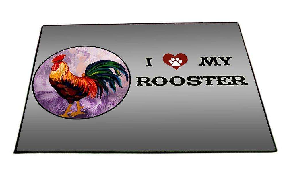 I love My Rooster Indoor/Outdoor Floormat