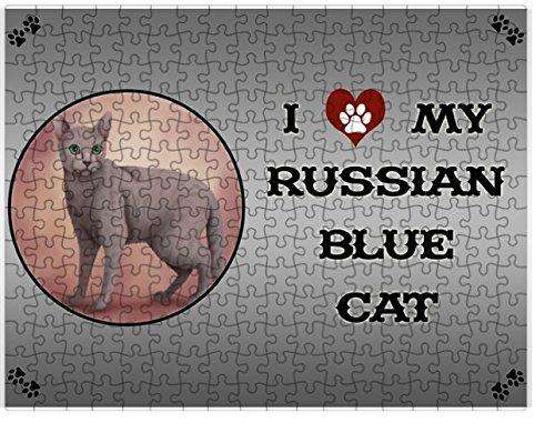 I love My Russian Blue Cat Puzzle with Photo Tin D213 (300 pc.)