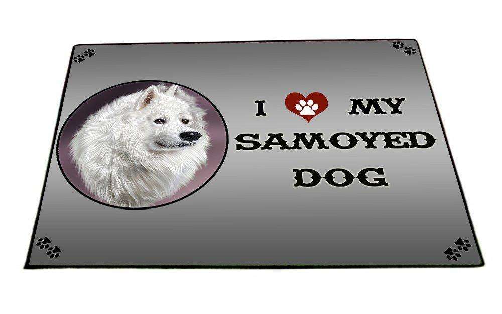 I love My Samoyed Dog Indoor/Outdoor Floormat